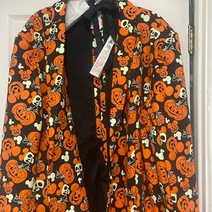 Disney Mick Mouse Pumpkin glow in the dark blazer new